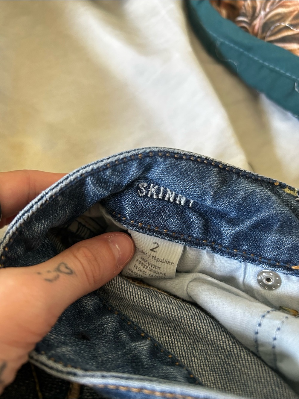 American Eagle Outfitters Skinny Jeans in Blue Denim